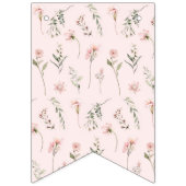 Rosa Versäumnis auf das monatliche Foto zum 1. Geb Wimpelkette (Erste Fahne)