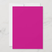 Rosa verspielte Bücher Geburtstag Einladung (Rückseite)