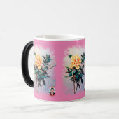 Rosa Verwandlungstasse (Vorderseite Links)