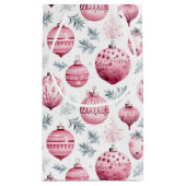 Rosa Verzierungen Kleine Geschenktüte (Rückseite)