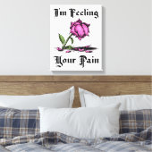 Rosa Verzweiflung Leinwanddruck (Insitu (Schlafzimmer))