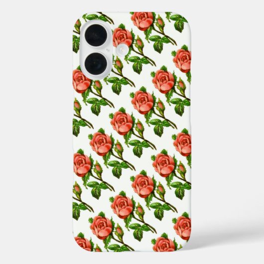 Rosa Viktorianische Rose Case-Mate iPhone Hülle (Rückseite)