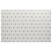 Rosa Viktorianische Rose mit blauem Flachbandgitte Stoff (Fat Quarter (45,7 x 55,9 cm))