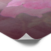 Rosa Viktorianische Rose Poster (Ecke)