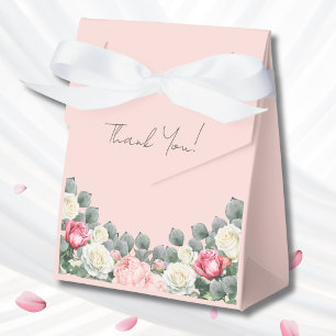 Rosa Vintag Garden Rose Brautparty Geschenkschachtel