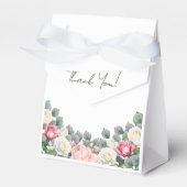 Rosa Vintag Gartenanlage Rose Brautparty Geschenkschachtel (Vorderseite)