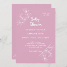 Rosa Vintage Babydusche