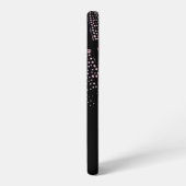 Rosa Vintage-Basketballtrikotnummer individuell an Samsung Galaxy Hülle (Linke Seite)