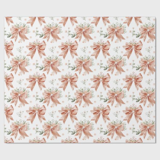 Rosa Vintage-Bogen-Geschenkpapier | Geschenkverpac Geschenkpapier (Flach)