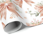 Rosa Vintage-Bogen-Geschenkpapier | Geschenkverpac Geschenkpapier (Rolleneckpunkt)