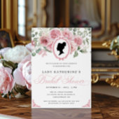 Rosa Vintage Brautdusche Einladung