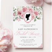 Rosa Vintage Brautdusche Einladung