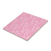 Rosa Vintage-Design Fliese (Seite)