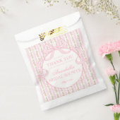 Rosa Vintage Fancy Blumen Hochzeitsdusche Dessert Geschenktütchen (Versiegelt)