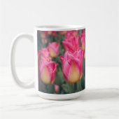 Rosa Vintage Federtulpen Kaffeetasse (Links)