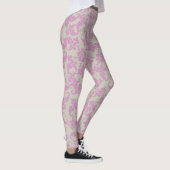 Rosa Vintage florale Leggings (Rechts)