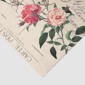 Rosa Vintage französische Postkartenkollektion Seidenpapier (Ausschnitt)