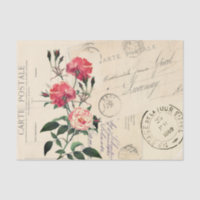 Rosa Vintage französische Postkartenkollektion