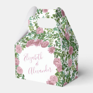 Rosa Vintage Hochzeit Geschenkschachtel