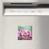 Rosa Vintage Makro-Blume Magnet (In Situ (Geschirrspüler))