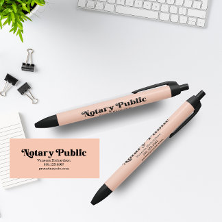 Rosa Vintage Notare Öffentliche Werbeaktion Kugelschreiber