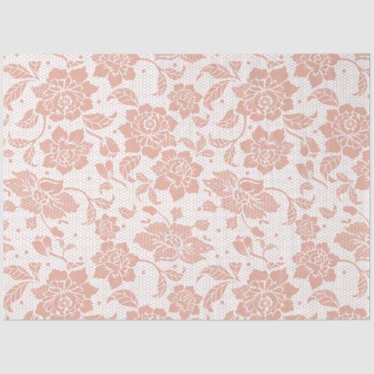 Rosa Vintage Peelingdecoupage Seidenpapier (Vorderseite)