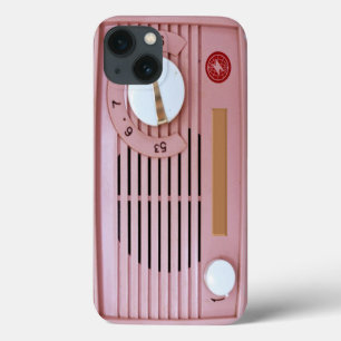 Rosa Vintage-Radio Case-Mate iPhone Hülle