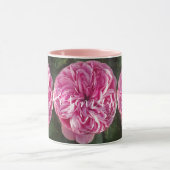 Rosa Vintage Rose Blume Blumen Foto Tasse (Zentrum)