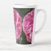 Rosa Vintage Rose Blume Blumen Foto Tasse (Rechts)