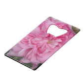 Rosa Vintage Rose Blume Geldbeutel Flaschenöffner (Rückseite Schrägansicht)