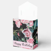 Rosa Vintage Rose Blumenkohl Tee Party Gewürztopf Geschenkschachtel (Geöffnet)