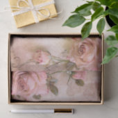 Rosa Vintage Rose Dekoupage Pattern Seidenpapier (Geschenk)