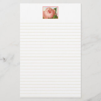 Rosa Vintage Rose Leichter Stationierung Briefpapier