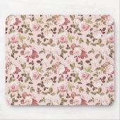 Rosa Vintage Rose Mousepad (Vorne)