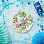 Rosa Vintage Rose Pappteller (Party)