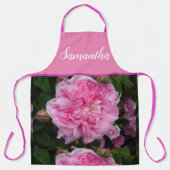 Rosa Vintage Rose Rose Kohl Vintag Schürze (Vorderseite)