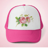 Rosa Vintage Rose Truckerkappe