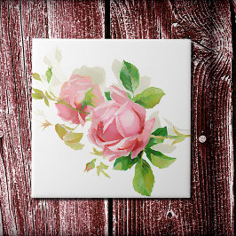 Rosa Vintage-Rosen Fliese