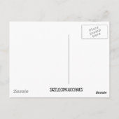 Rosa Vintage Schmetterlingskunst Postkarte (Rückseite)