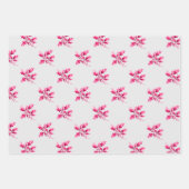Rosa Vintage-Strümpfe Geschenkpapier Set (Vorderseite 3)