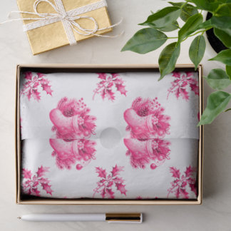 Rosa Vintage-Strümpfe Seidenpapier