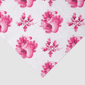 Rosa Vintage-Strümpfe Seidenpapier (Detail)