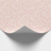 Rosa Vintage Viktorianische Damaske Nahtloses Must Geschenkpapier (Ecke)