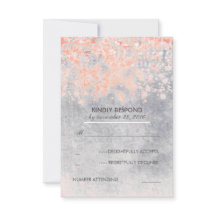 Rosa Vintage Wedding RSVP Cards