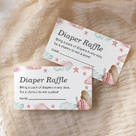 Rosa Vintage Windschutzscheibe Windelwinddusche Begleitkarte