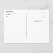 Rosa Vintager Bauer Truck Geburtstag Einladungspostkarte (Rückseite)