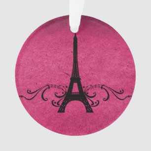 Rosa Vintages Französisch Geblüht Ornament