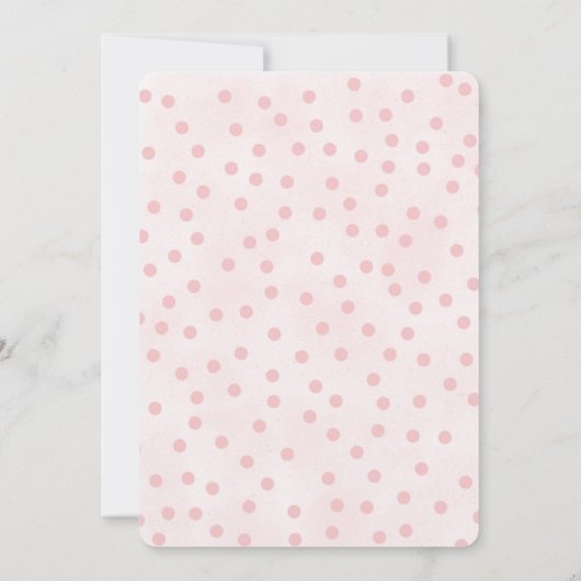 Rosa Vintages LKW-Brautparty Einladung (Rückseite)