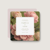 Rosa | Vintages Olivenöl und Rose Einladung