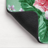 Rosa Vintages Wallpaper Mousepad (Ecke)